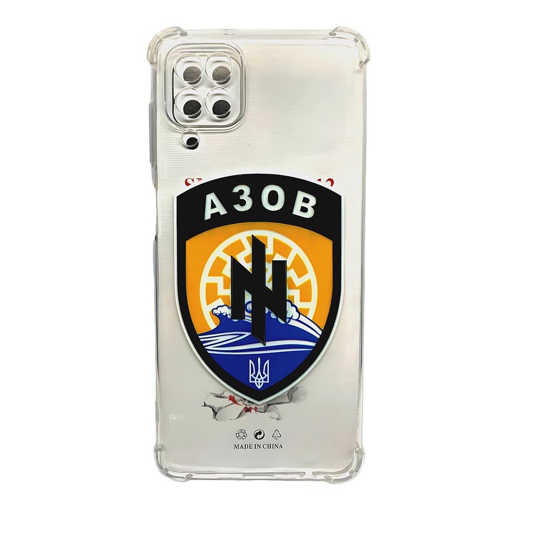 Накладка  WAVE Patriot Clear Case для Samsung A12/M12 (azov)-0