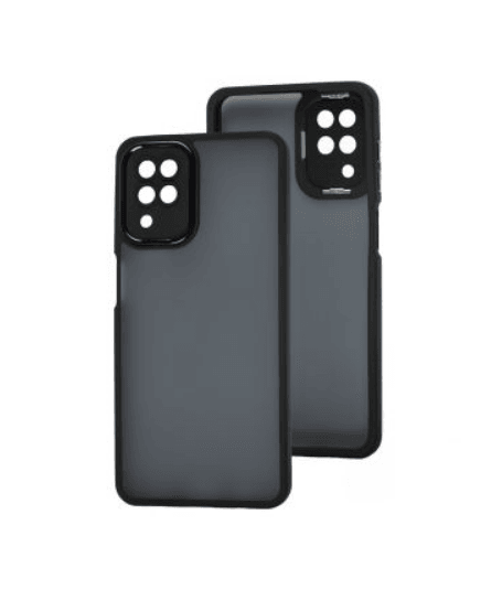 Накладка Luxury Metal Lens для SAMSUNG A12/M12 (Чорний)-0