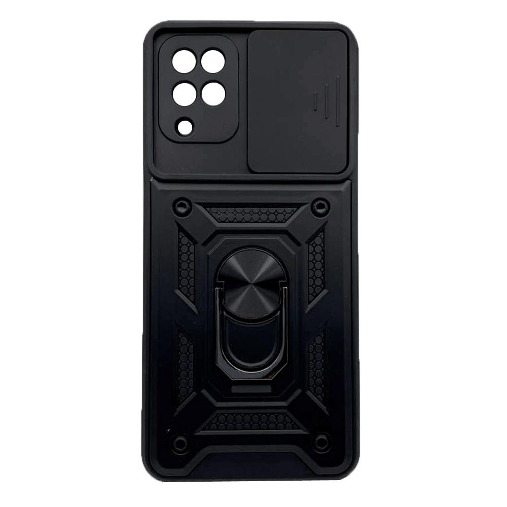Накладка Camshield Serge Ring для Samsung A12/M12 Чорний-0