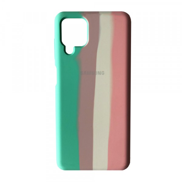 Rainbow Silicone Case для Samsung A12/M12 (Candy)-0