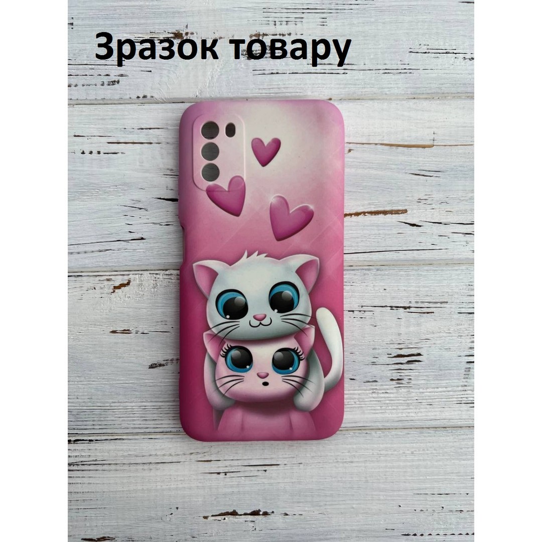 Накладка Silicone Case Picture для Redmi 9T Cats-0