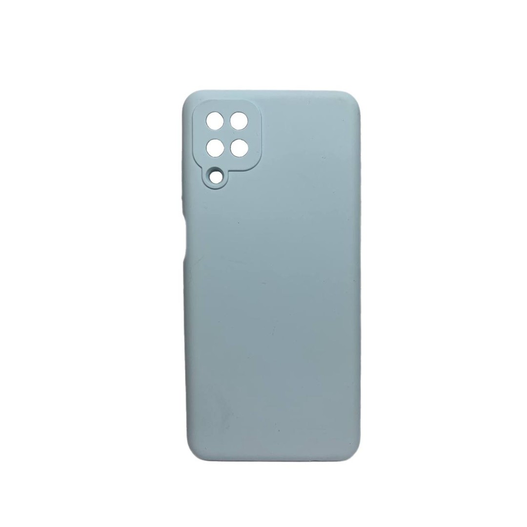 Silicone Cover Full Camera without Logo (A) для Samsung A12/M12 (Mint)-0