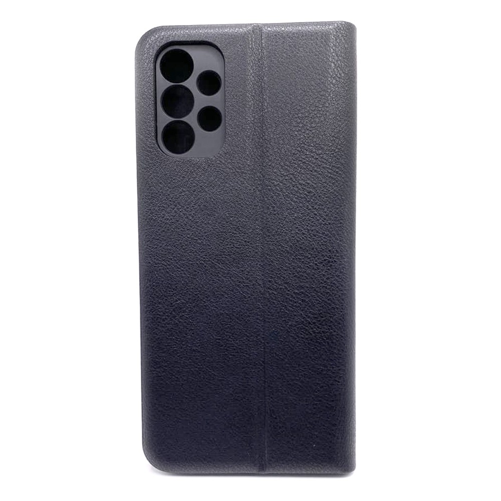 Книжка LEATHER для Samsung A13 4G чорна-1