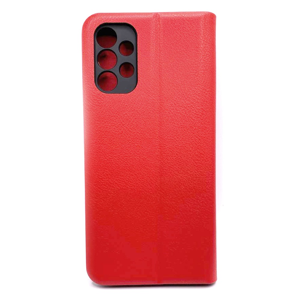 Книжка LEATHER для Samsung A13 4G червона-1