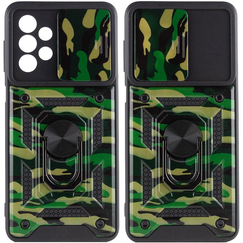 Накладка Camshield Serge Ring Camo для Samsung A33 Камуфляж, зелений-0
