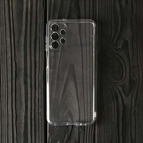 Накладка Molan Cano Glossy Jelly для Samsung A13 4G/A32 5G прозора з блискітками-0
