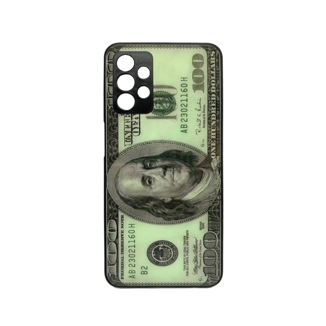 Накладка Marble Clouds для Samsung A13/A32 5G (Money,скло)-0