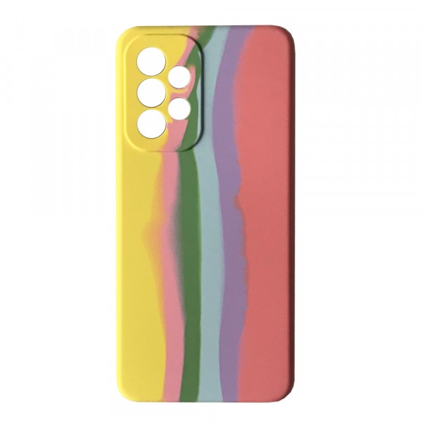 Rainbow Silicone Case для Samsung A13 4G/ A32 5G (Multicolor)-0