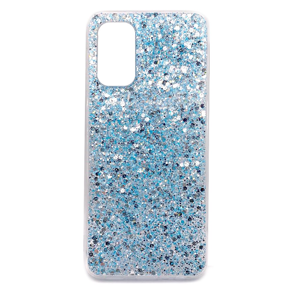 Накладка Star Glitter для Samsung A13 4G/A32 5G  блакитна-0