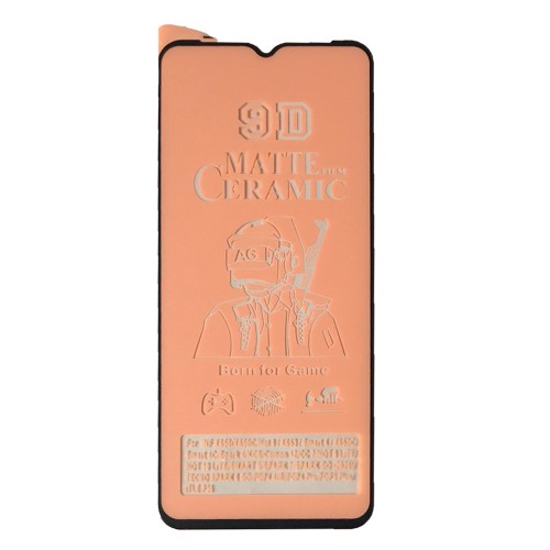 Гнучке скло Ceramic MATT для Samsung A13 матове з чорною рамкою-0
