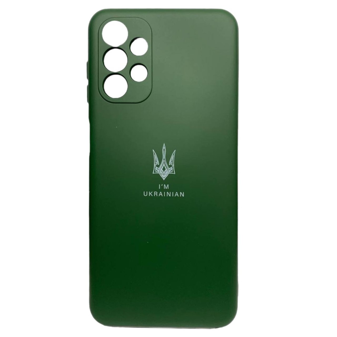 UA Silicone Case Full Protective для Samsung A13 4G/A32 5G (Army green)-0