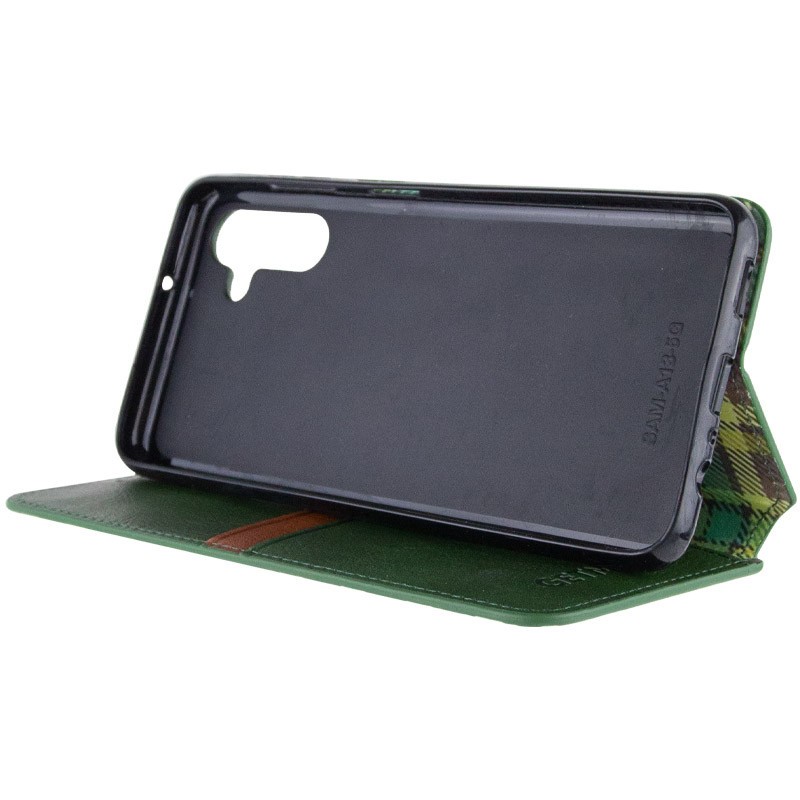 Книжка GETMAN Cubic для Samsung A05s зелена-3