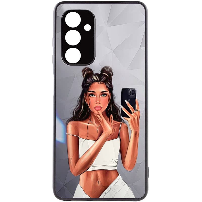 Накладка Ladies Camera для Samsung A14 5G Black in White-0