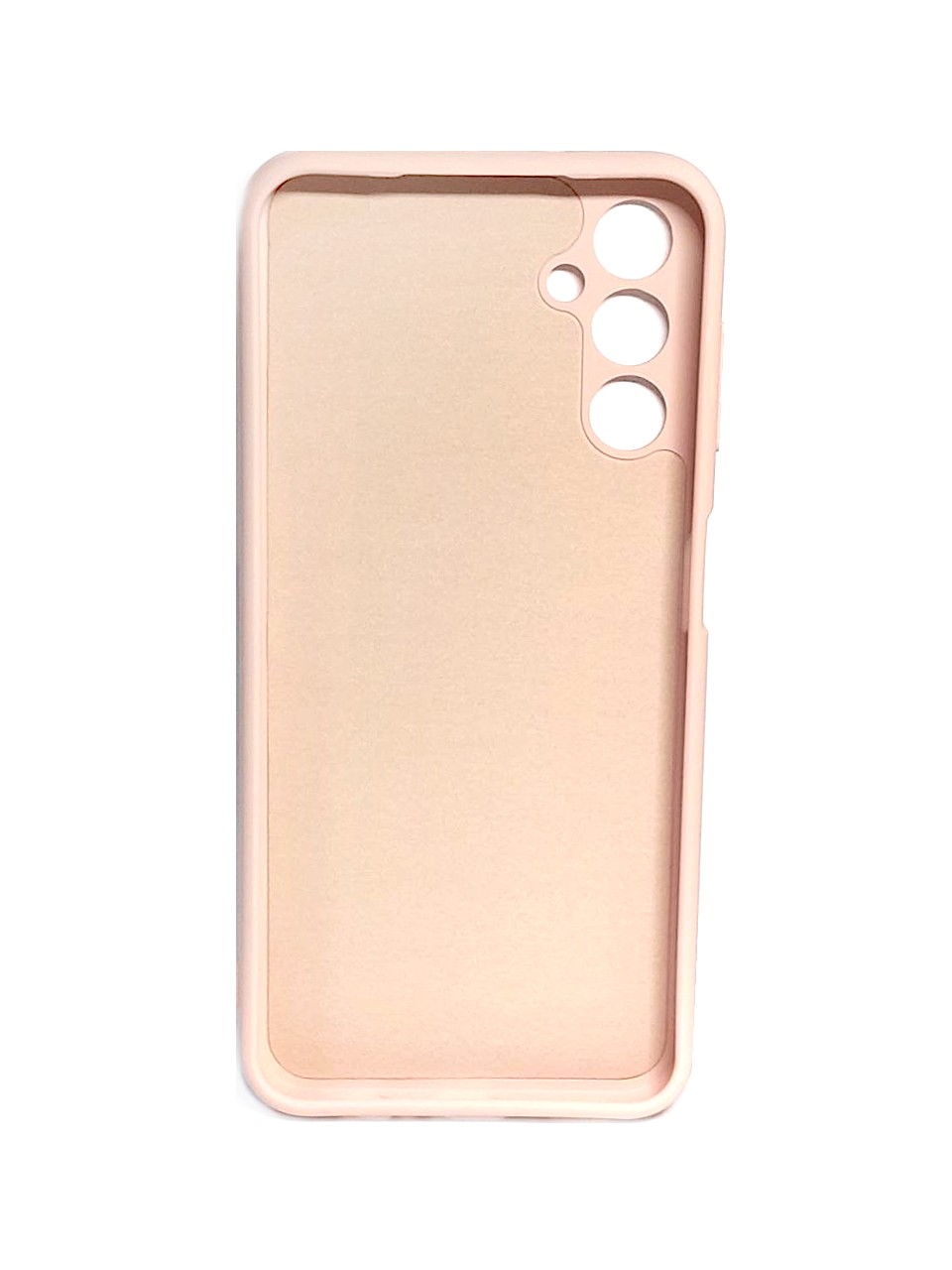Silicone Cover Full Camera without Logo (A) для Samsung A14 (Pink sand)-1