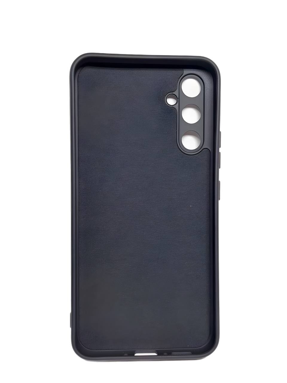 Silicone Cover Full Camera without Logo (A) для Samsung A14 (Black)-1
