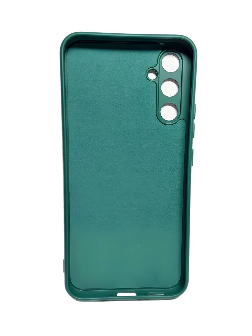 Silicone Cover Full Camera without Logo (A) для Samsung A54 (Dark green)-1