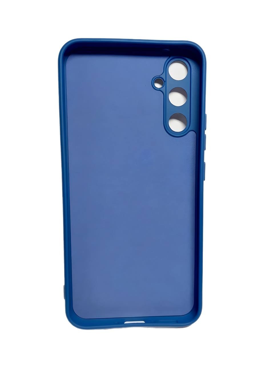 Silicone Cover Full Camera without Logo (A) для Samsung A34 (Dark blue)-1