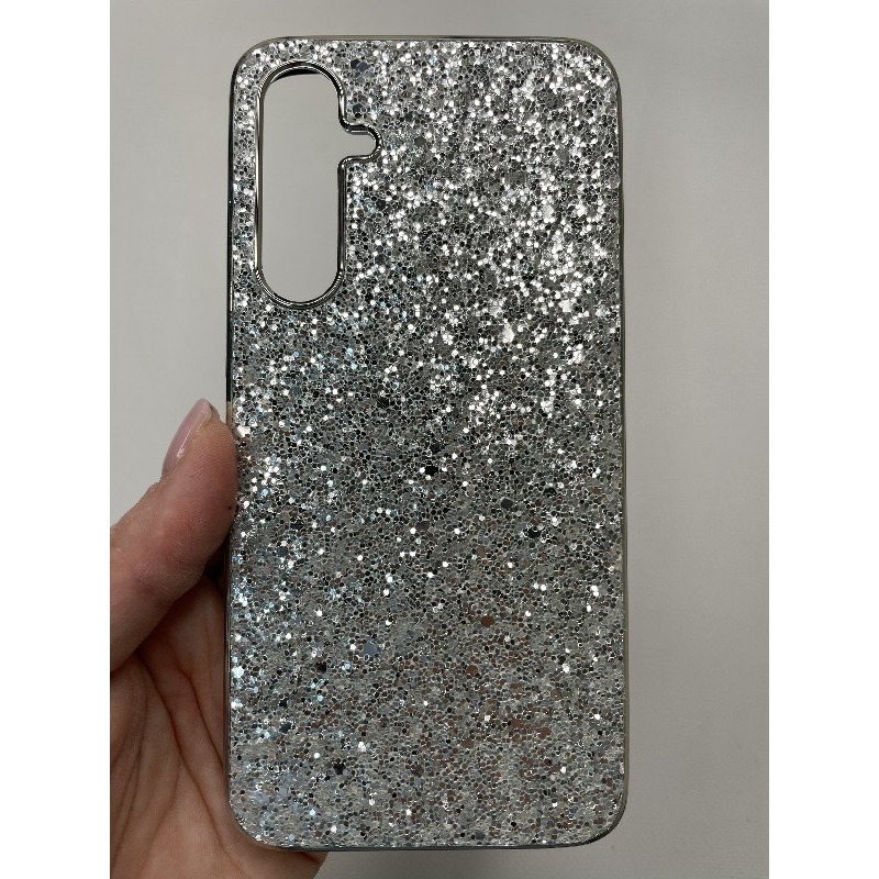 Чохол SEQUIN для Samsung A15 паєтки срібні-0
