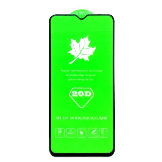 Захисне скло DK Full Glue 20D для Samsung A15/A24/A25 з чорною рамкою-0