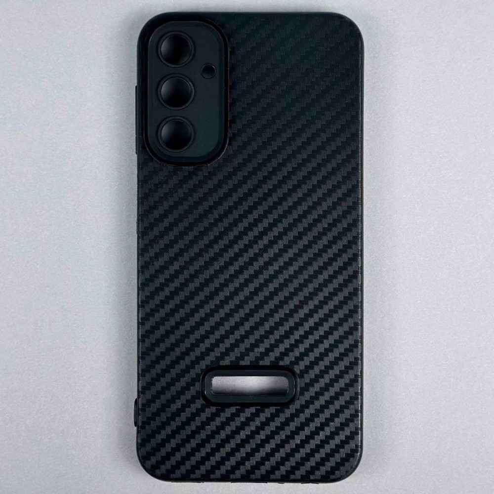 Накладка Carbon Luxury для Samsung A16 (Black)-0