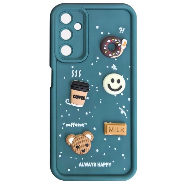 Чохол Pretty Toys для Samsung A15 4G/5G (Pine Green/Always Happy)-0
