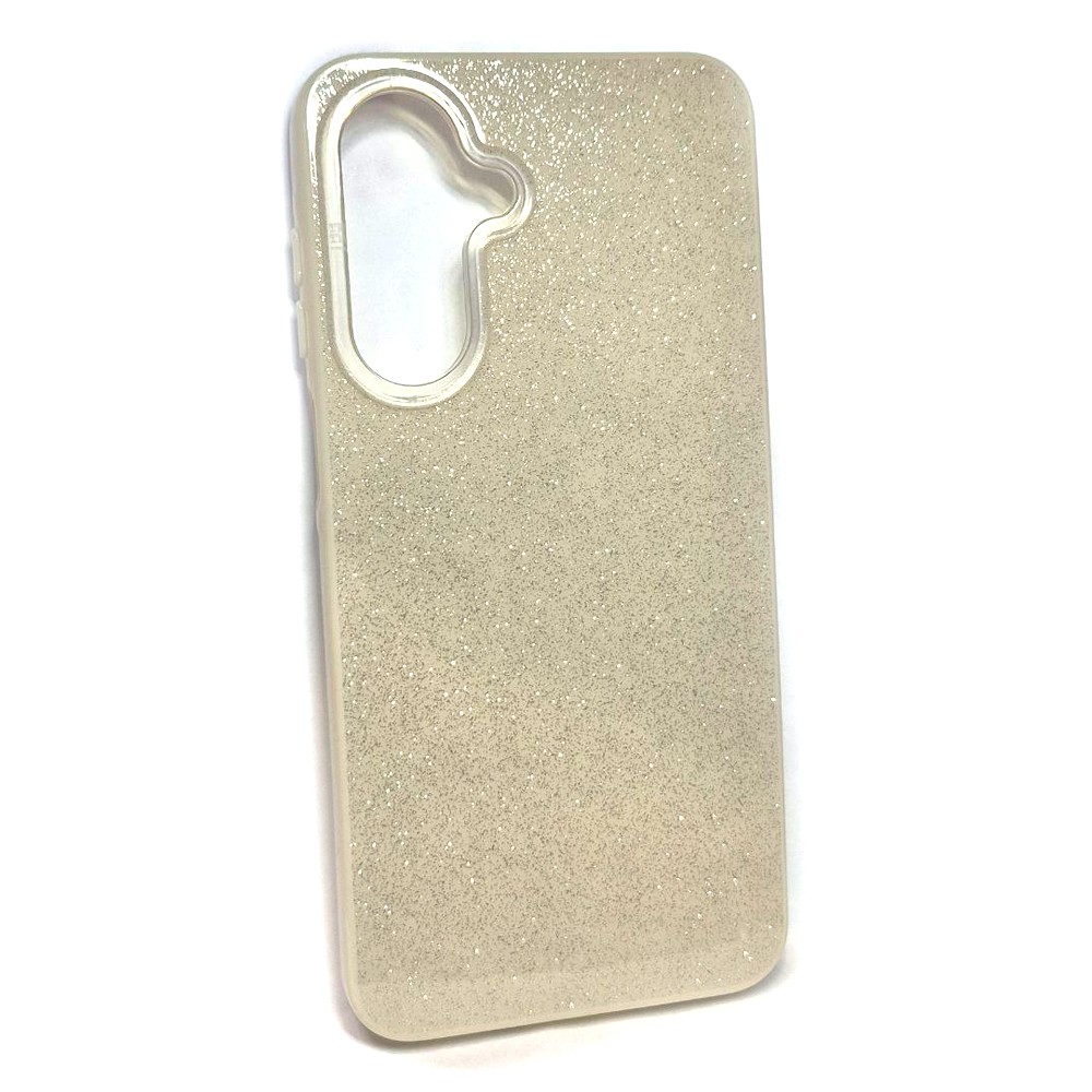 Чохол Color Glitter для Samsung A17  (Молочний)-0