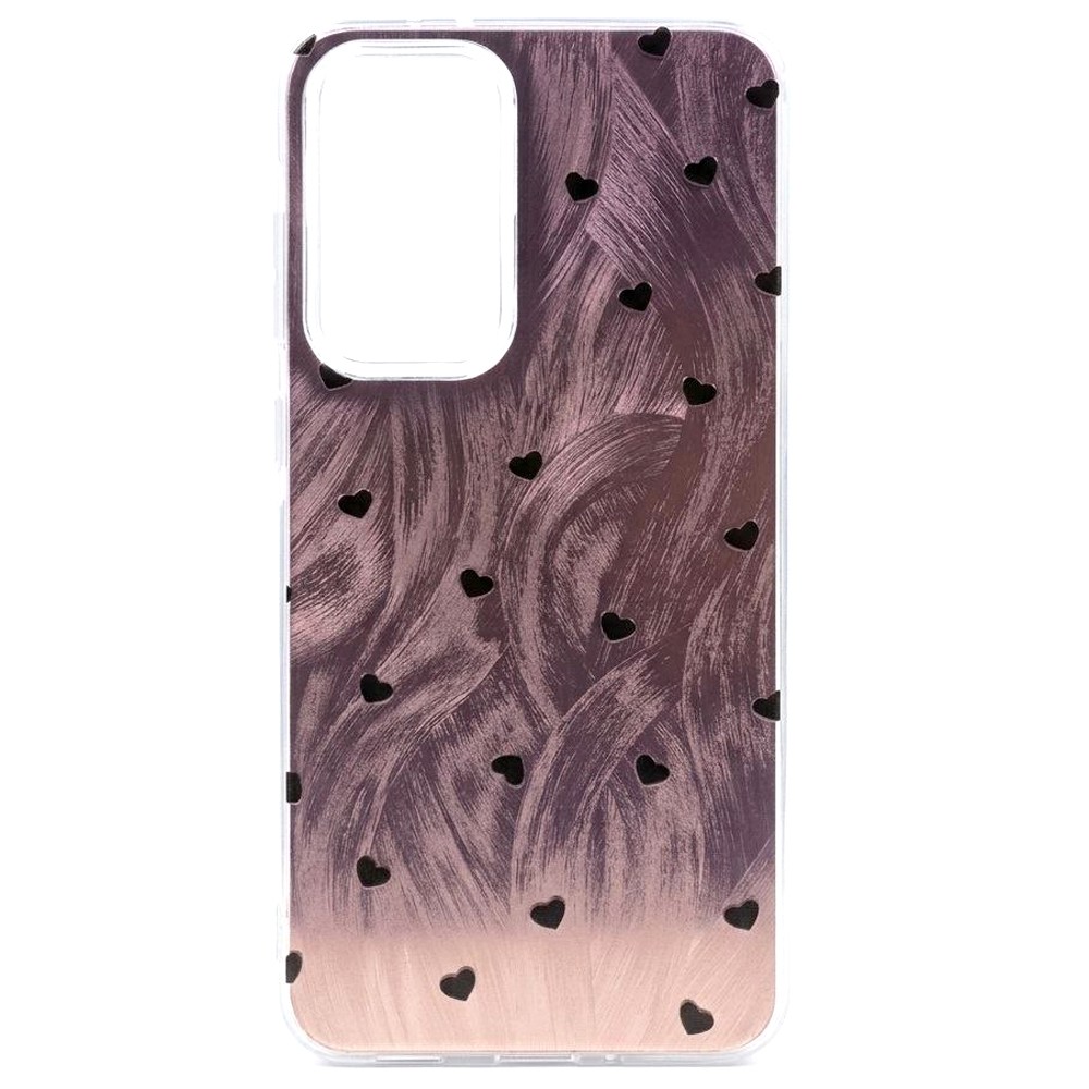 Накладка Nacre Print для Samsung A26 / A17 Hearts pink-0