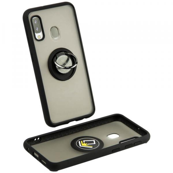 Накладка Totu Gingle Ring для Samsung A20e чорна-0