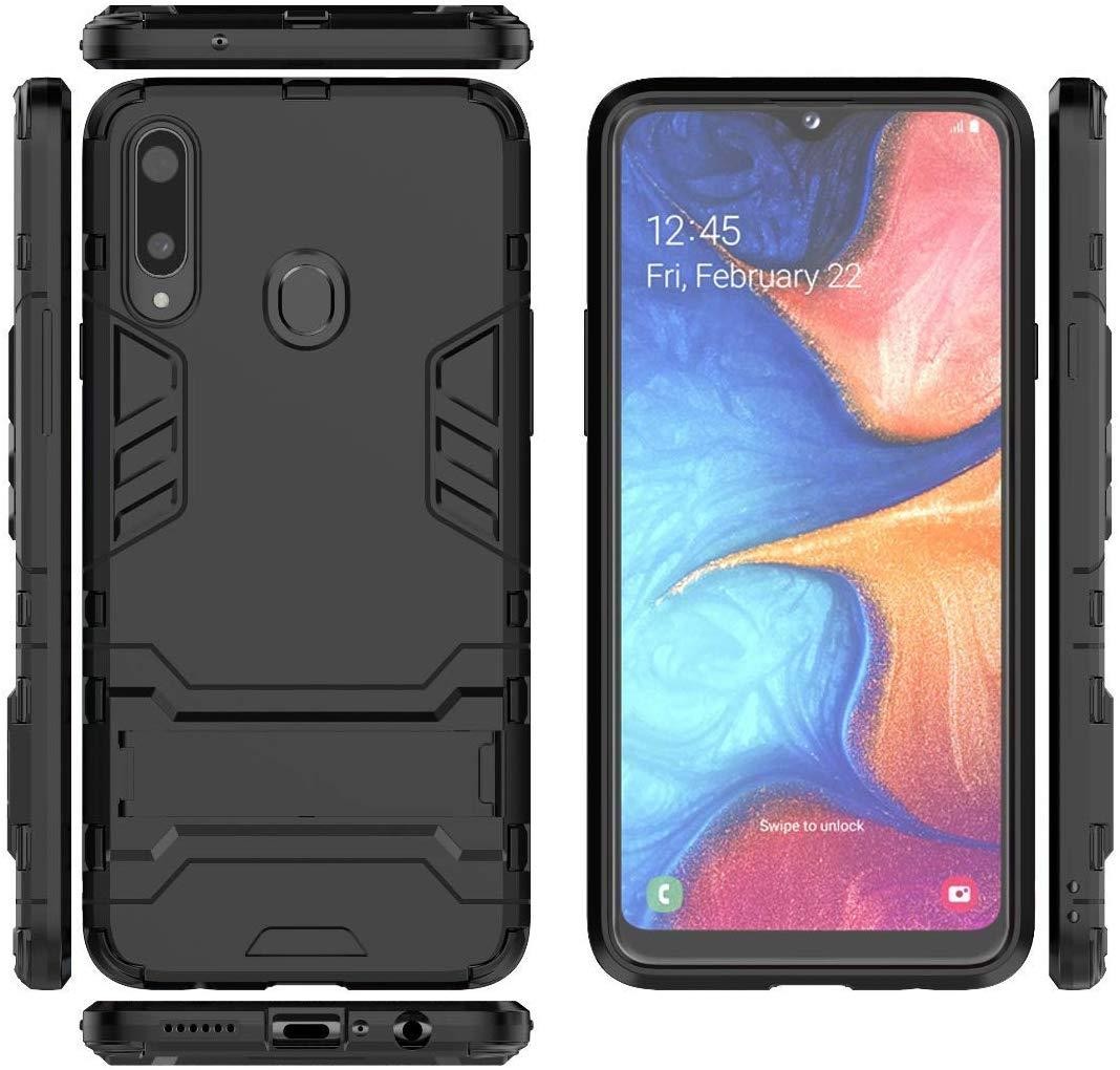 Накладка Hard Defence для Samsung A20s чорна-0