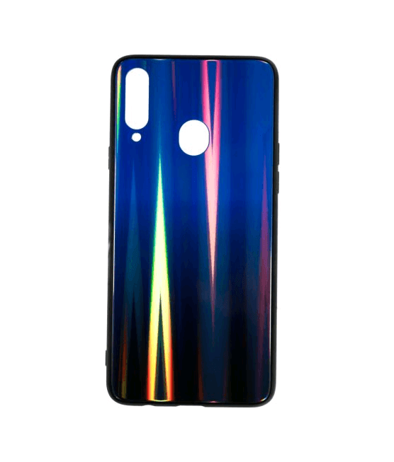 Накладка Shine Gradient для Samsung A20s (Deep Blue)-0