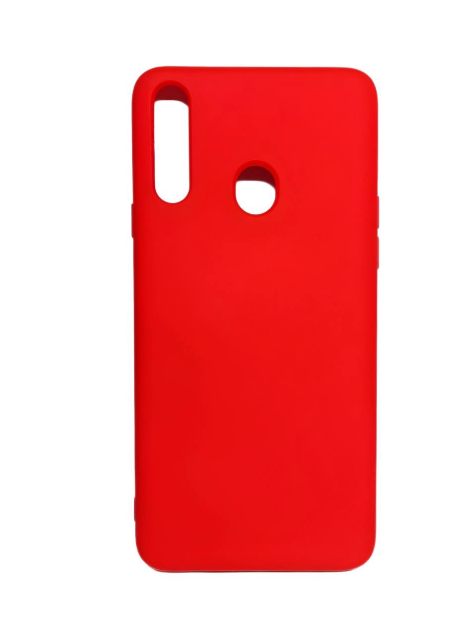 Накладка Soft Silicone Case для Samsung A20s червона-0