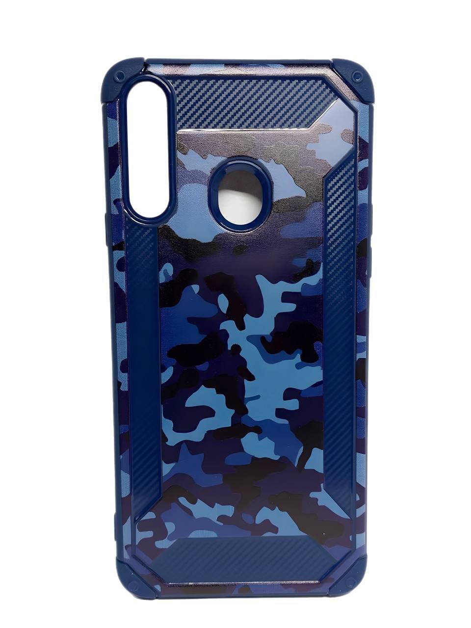 Накладка Камуфляж Samsung A20s (A207) (Синій)-0