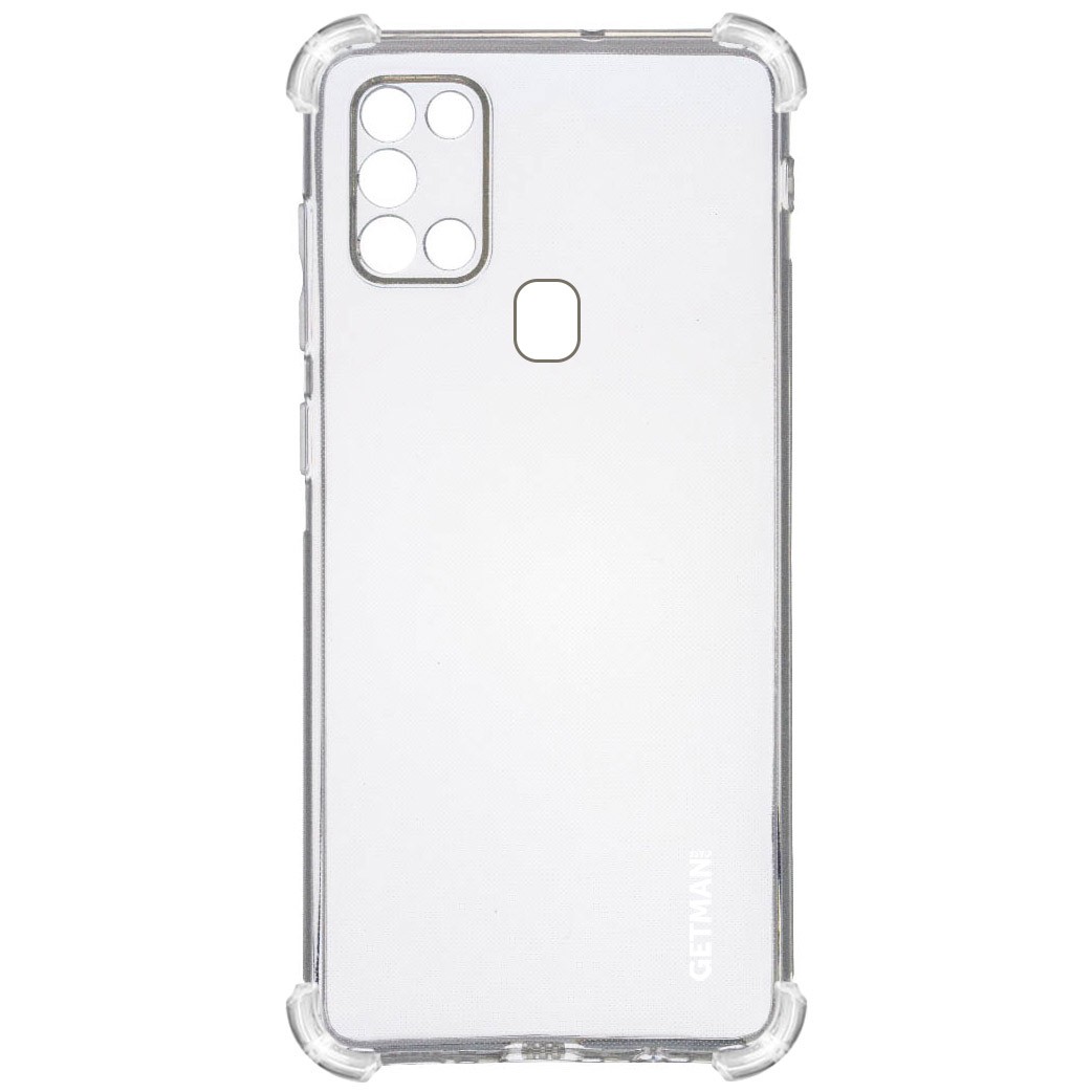 Накладка  GETMAN Ease для Samsung Galaxy A21s (Transparent)-0