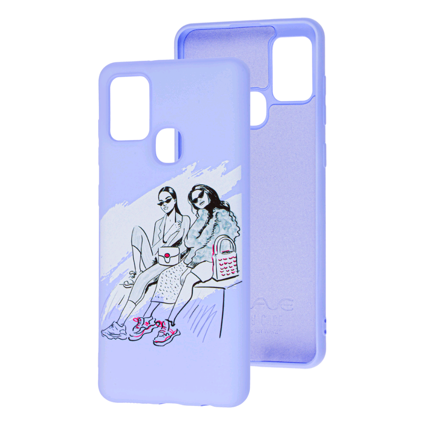 WAVE Fancy для Samsung A21s (fashion mode/light purple)-0