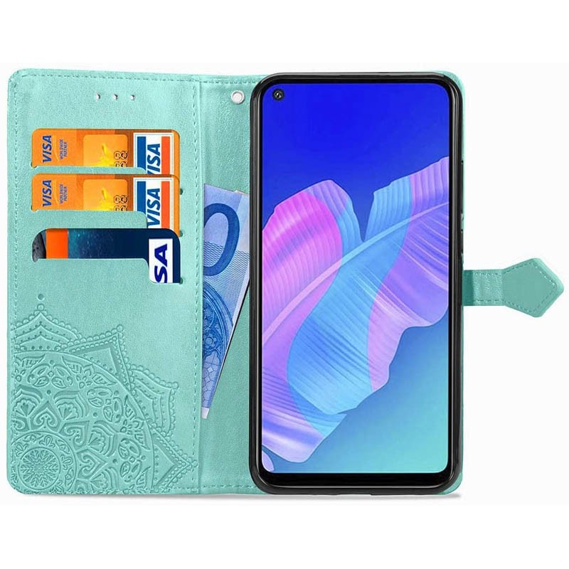 Книжка Art Case для Xiaomi Redmi 9C Бірюзова-1