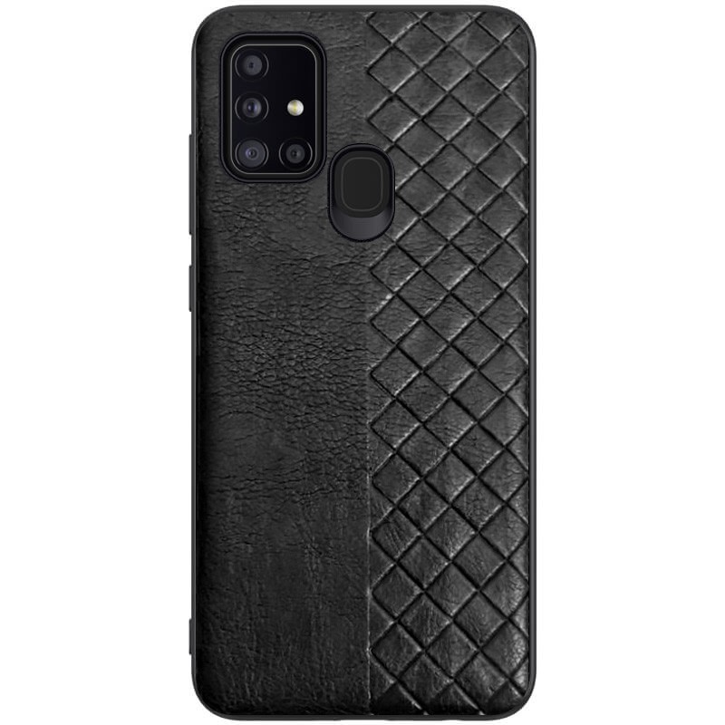 Накладка WeaveSide для Samsung A21s чорна-0