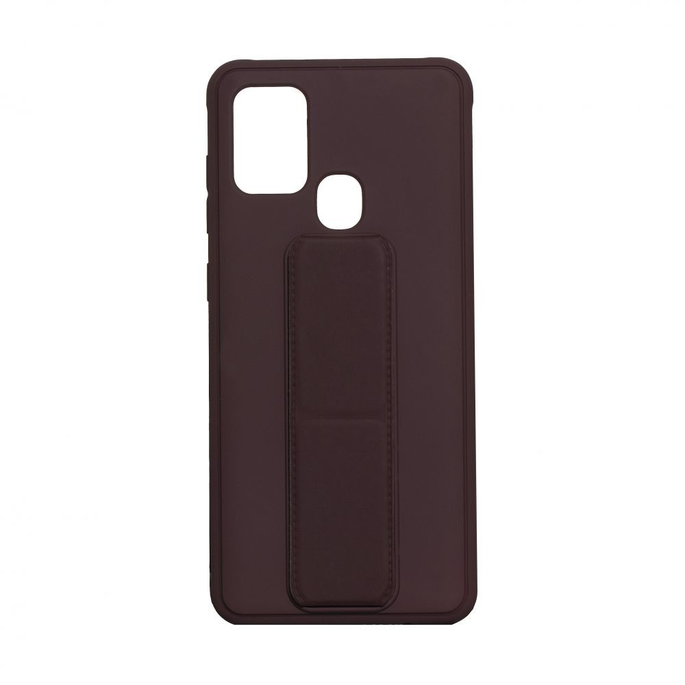 Накладка Bracket для Samsung A21s коричнева-0
