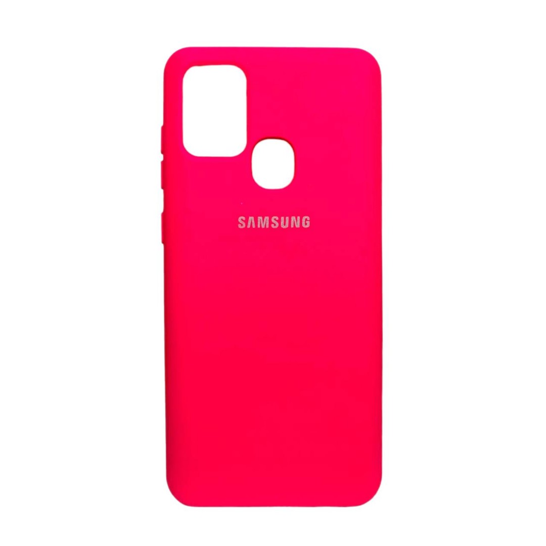 Silicone Case для Samsung A21S (Hot Pink)-0