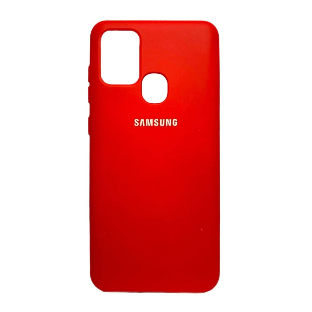 Silicone Case для Samsung A21S (Red)-0