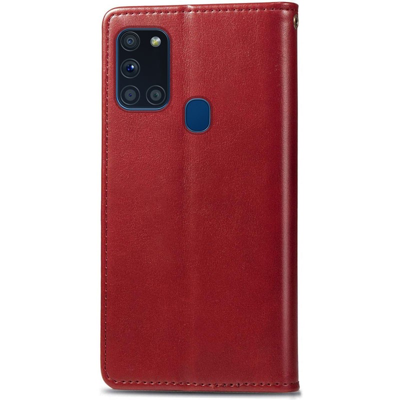 Книжка GETMAN Gallant для Samsung A21s Червона-1