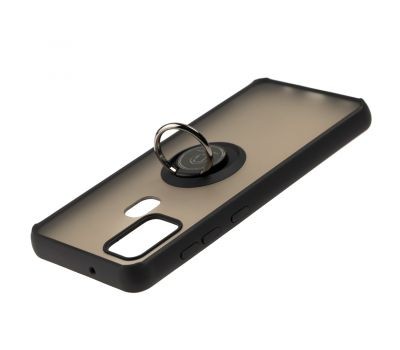 Накладка Totu Gingle Ring для Samsung A21s чорна-1