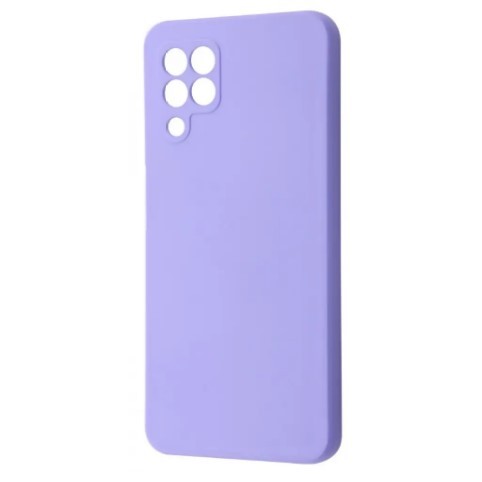 WAVE Full Silicone Cover для Samsung A22 / M22 / M32 light purple-0