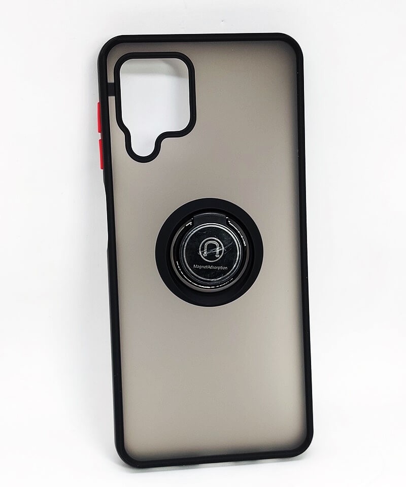 Накладка Totu Gingle Ring для Samsung A22 чорно-червона-0