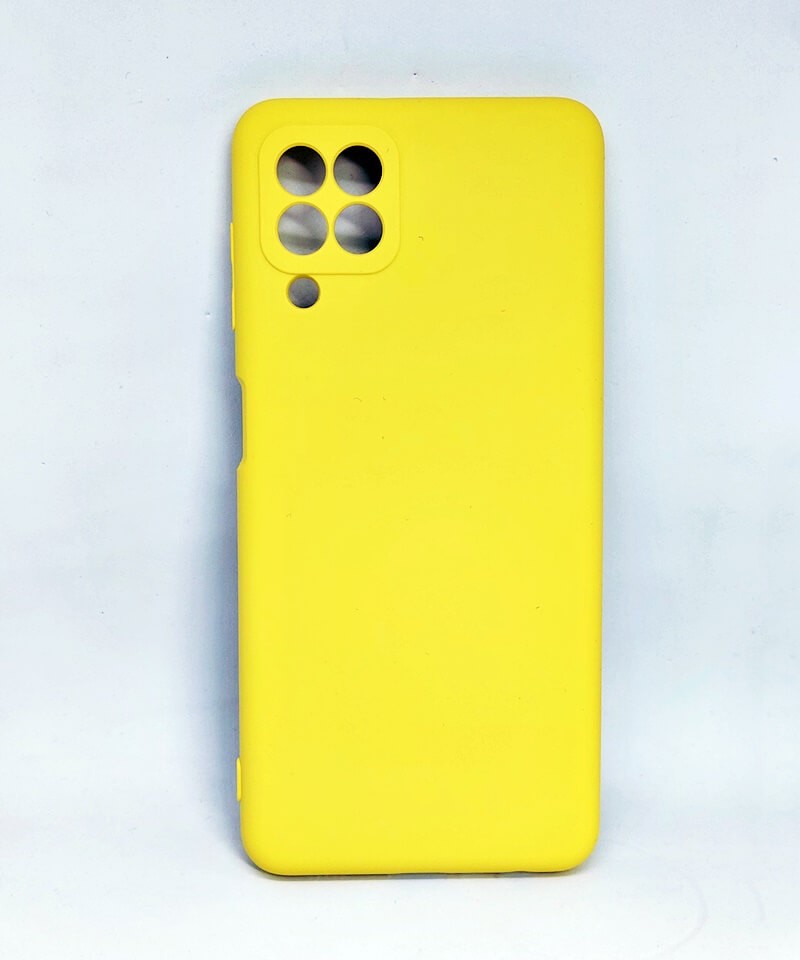 Silicone Cover Full Camera without Logo (A) для Samsung A22 /M32 / M22 (yellow)-0