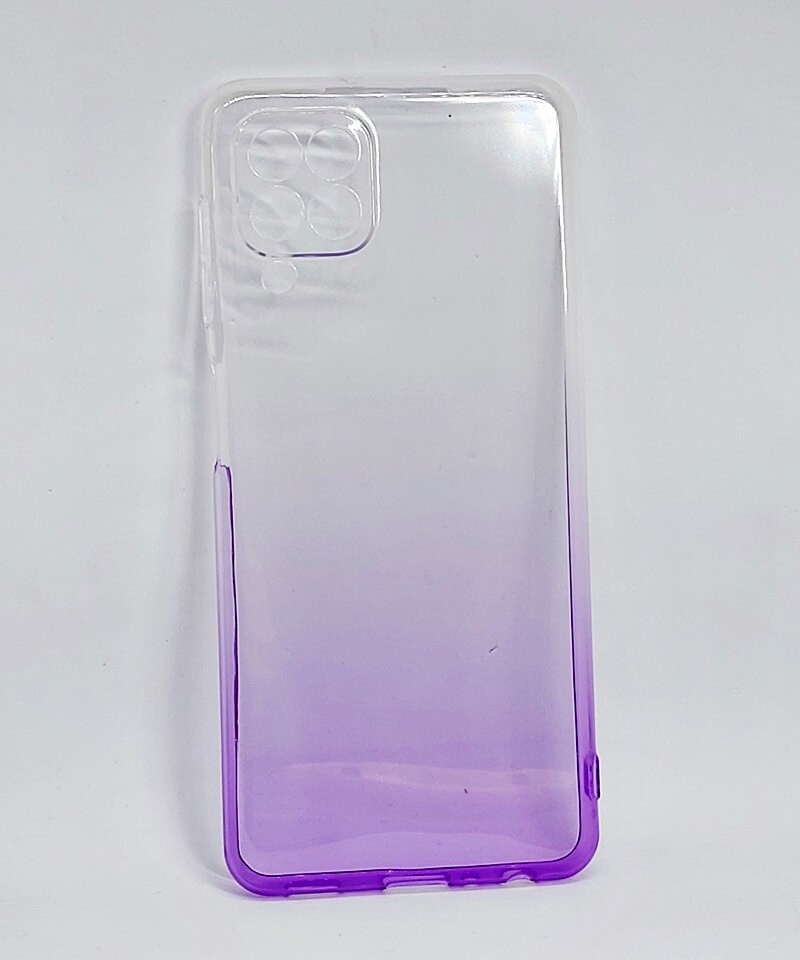 Накладка Gradient Design для Samsung A22/M32 (white/purple)-0