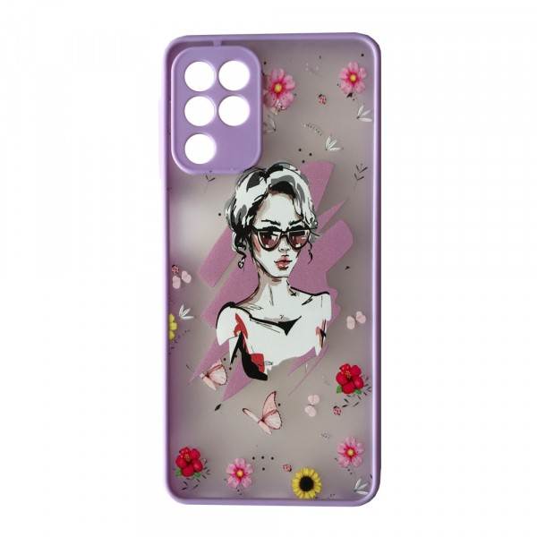 WAVE Cartoon Case Samsung A22 (flowers)-0