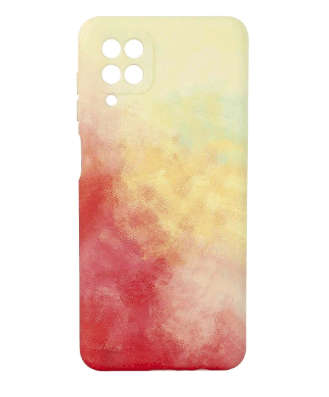 Накладка Mix Color для Samsung A22/M32 (Red-Yellow)-0