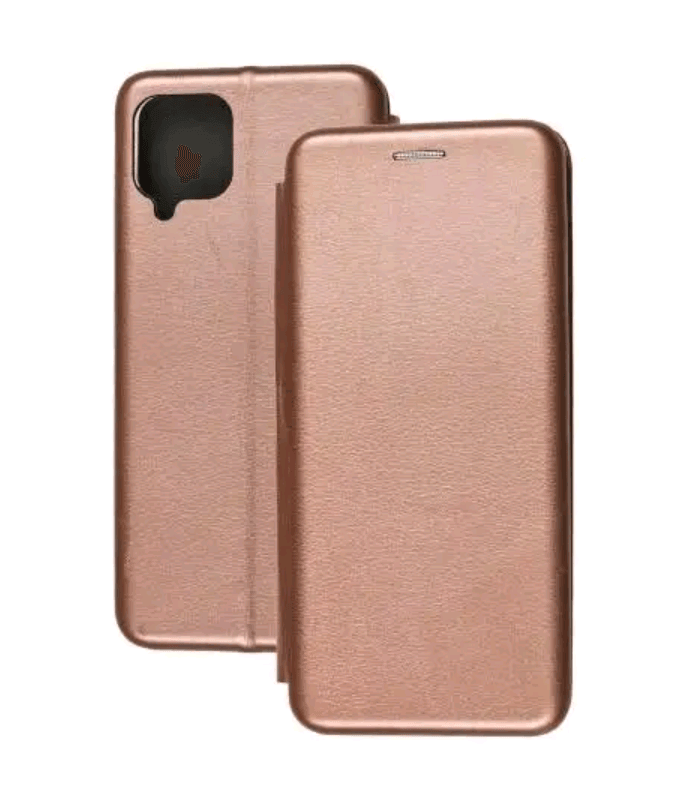 Книжка Premium для Samsung A22 / M22 / M32 рожеве золото-0