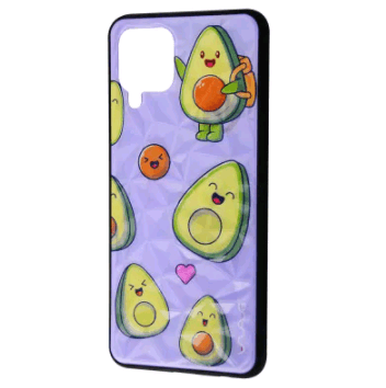 Накладка WAVE Majesty для Samsung A22/M22/M32 (avocado/light purple)-0