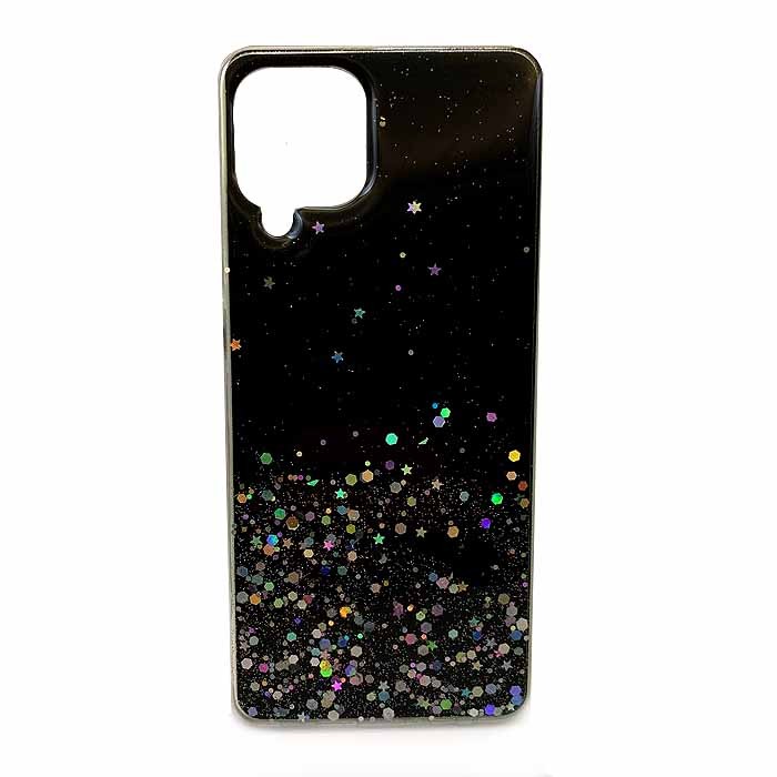 Накладка Star Glitter для Samsung A22 / M22 / M32  чорна-0